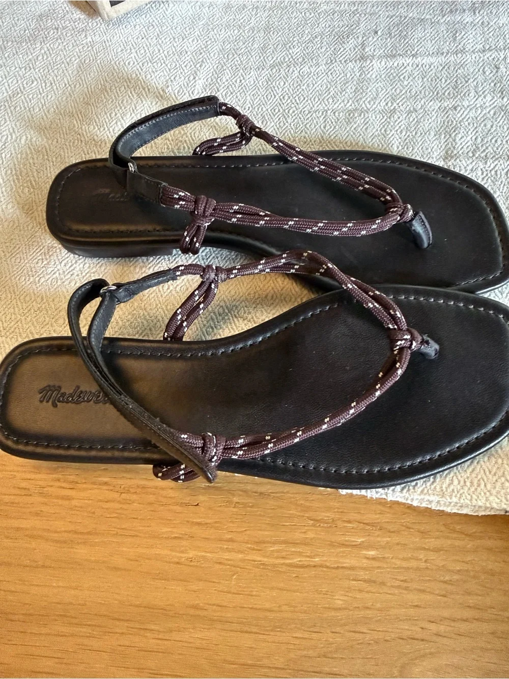 Madewell Paracord Braided Strap Sandals